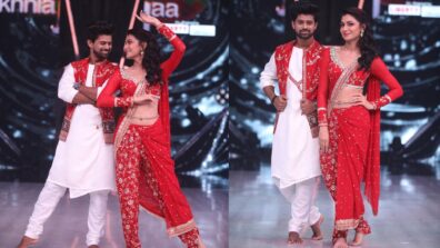 Desh Ki Demand: Sriti Jha triumphs in red saree on Jhalak Dikhlaa Jaa 10 sets, see pics