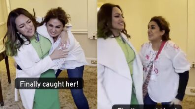 Sonakshi Sinha and Huma Qureshi are super excited for ‘Double XL’ promotions, see hilarious BTS video from promotions