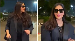 Sonam Kapoor’s Black Pantsuit Look For Travel Style Gives Us Major Fashion Goals