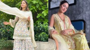 Steal Best Sharara Sets From Hina Khan For Your Fashionista Inside