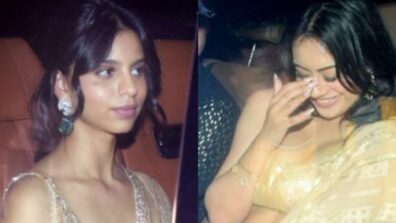 Suhana Khan And Nysa Devgn Twin In Golden Outfits At Bhumi Pednekar’s Diwali Party