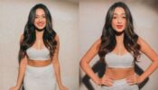 Sunn Re Sajaniya: Jannat Zubair Rahmani is burning hearts with perfection in deep-neck silver cut-out slit outfit, raises heat with red lipstick