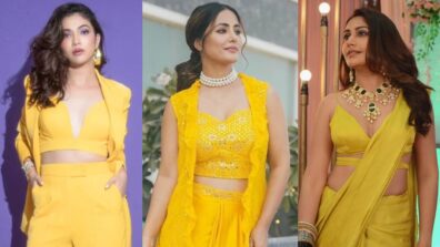 Surbhi Chandna, Hina Khan, And Ridhima Pandit Embracing The Yellow Hue Outfit Like A Pro