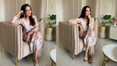 Surbhi Jyoti cuts traditional figure in floral salwar suit