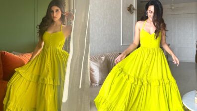 Surbhi Jyoti Or Mouni Roy: Who Styled Neon Cotton Maxi Dress Better?