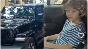 Taimur Ali Khan Gets Papped In New Car, Looks Cute