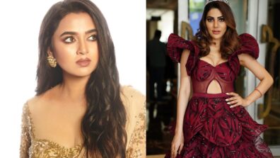 Tejasswi Prakash and Nikki Tamboli are shining in glitters, take cues