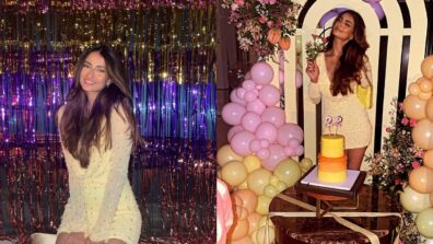 Thank you for all wishes…: Shweta Tiwari’s daughter Palak Tiwari shares thanksgiving message for fans, looks irresistible in yellow bodycon dress