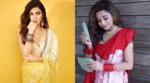 The Bong beauties Tina Dutta and Rhea Chakravarty illuminate in designer nine-yards