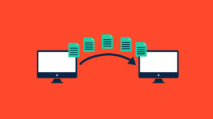 The simplest method of moving files from PC to PC