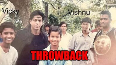 Throwback Photo: Vicky Kaushal Poses With Shah Rukh Khan From Asoka Set