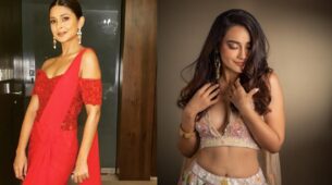 Traditional beauties: Surbhi Jyoti and Jennifer Winget are royalties in lehengas