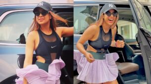 Trending: Nia Sharma has a ‘Marilyn Monroe’ moment in public, actress spotted all smiles