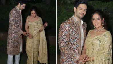 Trending: Richa Chaddha and Ali Fazal keep it traditional for cocktail party, see viral pic