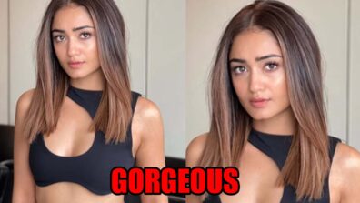 Tridha Choudhury stabs hearts in black bralette and yoga pants, check out photos