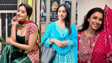 TV stars Deepika Singh, Rupali Ganguly and Monalisa are damsels in salwar suits