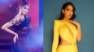Ultimate Sensuality: Divya Khosla Kumar and Nora Fatehi almost bare it all in see-through cutout dresses, come feel the heat