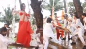 Urfi Javed Falls From Swing Shooting For Her Song Haye Haye Yeh Majboori