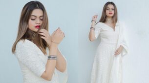 Vaishnavi Rao Looks Mesmerizing In White Chikankari Anarkali; Singer Akshay Dhawan Feels Calm With Her Presence
