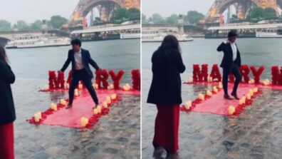 Viral Video: A man proposing to his girlfriend for marriage, dancing to an SRK song is grabbing attention; netizens have mixed reactions