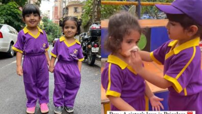 Viral Video: A video of an elder sister cleaning her little sister’s hand, fans and netizens lovestruck