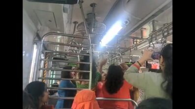 Viral Video: A Woman Playing Garba In Local Train Grabs Netizens