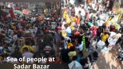 Viral Video: Ahead Of Diwali, Delhi’s Sadar Bazaar Faces Massive Crowd