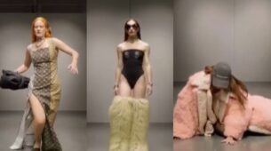 Viral Video: “Fall Fashion” with new meaning now where models intentionally fall on the runway, netizens’ mixed reactions