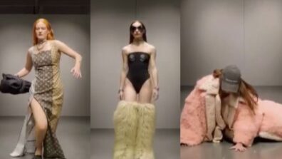 Viral Video: “Fall Fashion” with new meaning now where models intentionally fall on the runway, netizens’ mixed reactions