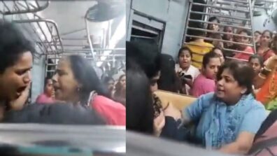 Viral Video: Ladies Passenger Broke Out Into Massive Fight Over A Seat In Mumbai Local