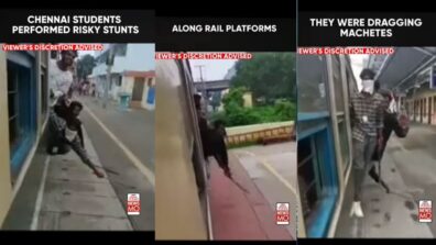 Viral Video: Students In Chennai Perform Dangerous Stunt Hanging In Train, Watch