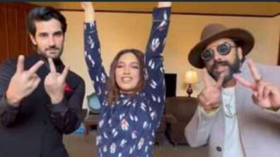 Watch: Bhumi Pednekar joins Aditya Seal and Bosco Martis for ‘Nachoge Toh Bachoge’ challenge, video goes viral