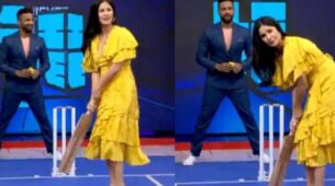 Watch: Katrina Kaif faces Harbhajan Singh’s bowling, what’s happening with Siddhant Chaturvedi and Ishaan Khatter?