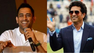 Watch: MS Dhoni calls Sachin Tendulkar his ‘childhood idol’, video goes viral