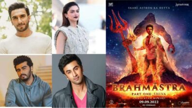 Watch: Ranveer Singh, Deepika Padukone, Arjun Kapoor go LOL seeing Ranbir Kapoor’s new Brahmastra promo, check out