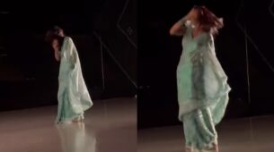 Watch: Sriti Jha has got some arduous salsa moves, sizzles in mint green Indo-western saree