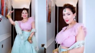 Watch: TMKOC diva Munmun Dutta shares major fashion hack during Durga Puja, fans love it