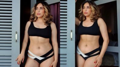 What A Diva: Neha Bhasin sets internet on fire in black bikini, fans sweat seeing curvaceous midriff