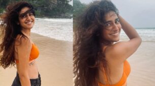 Winking Queen Priya Prakash Varrier Shares Stunning Pictures In A Bra Top and Shorts, Take A Look  