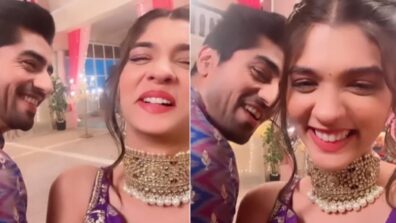 Yeh Rishta Insights: Pranali Rathod and Harshad Chopda get cosy on sets, watch