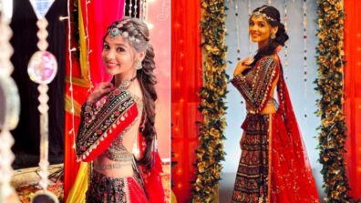 YRKKH diva Pranali Rathod floors internet with Navratri special ghagra choli look, gets her heart stitched with breath