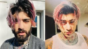 Zayn Malik glows in sun, his pink highlights steal show