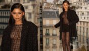 Zendaya Looks Breathtaking In A Sheer Bodysuit As She Appears At Paris Fashion Week
