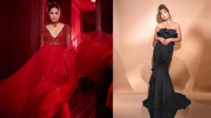 3 Times Hina Khan Served Angelic Glimpses In Gowns, Statement Jewel Uplifting Her Saas