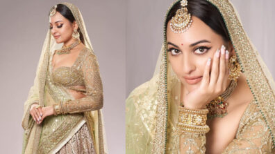 Sonakshi Sinha’s Falguni Shane Peacock Designed Bridal Lehenga Will Make You Astounded