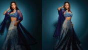 Nushrratt Bharuccha picks radiant Manish Malhotra blue embellished lehenga