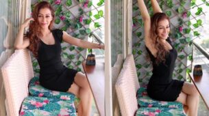 TMKOC damsel Sunayana Fozdar is ultimate slayer in black LBD skirt outfit, fans love it