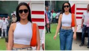 Shraddha Kapoor Gets Papped In City Donning A White Crop Top And Flared Jeans