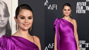 AFI 2022: Selena Gomez sparks in lilac satin one-shoulder gown with glittery pumps