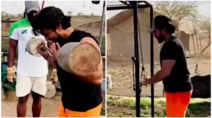 Africa Diaries: Ram Charan slips into ‘Hulk’ mode shares his workout routine with fans